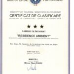 Certificat clasificare camere